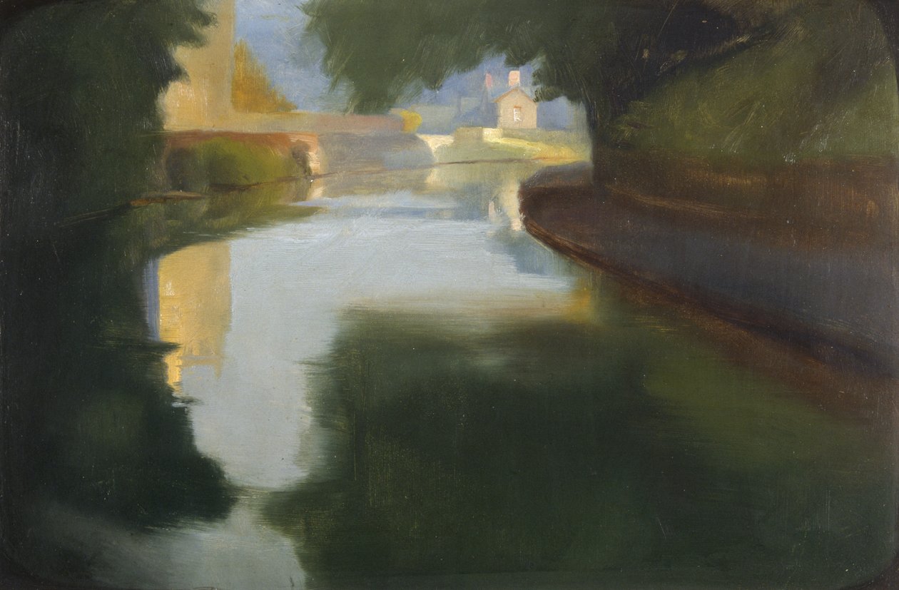 Sundown: The Glamorgan Canal by Edgar Herbert Thomas
