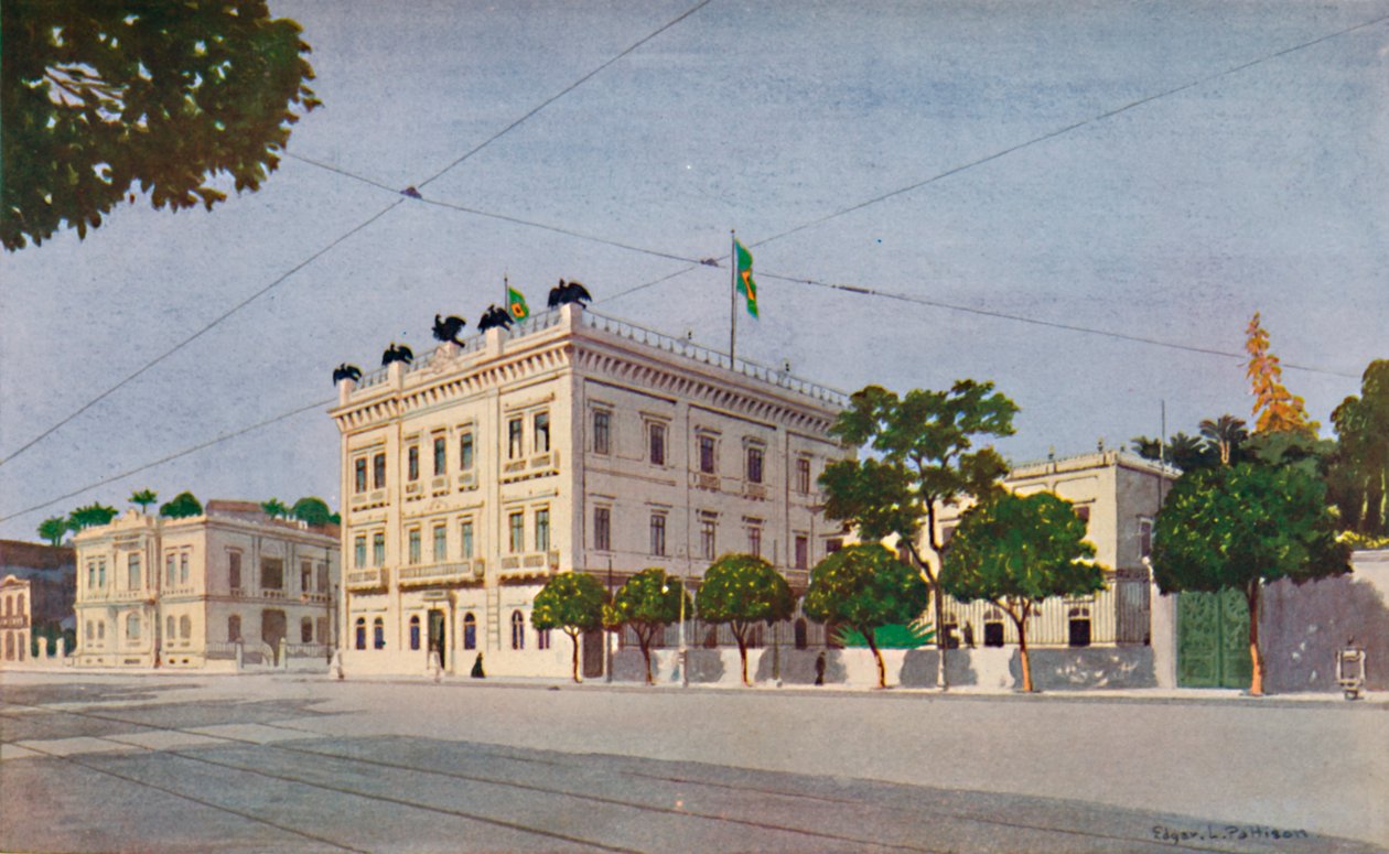 Cattete Palace - The Official Residence of the President of Brazil by Edgar L. Pattison