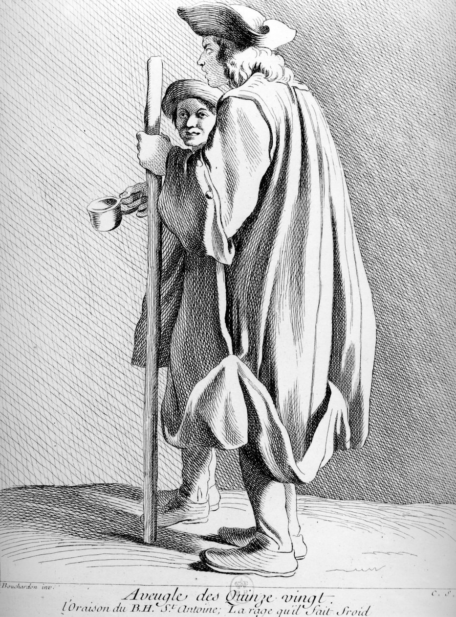 The Blind of Quinze-Vingts Hospital in Paris by Edmé Bouchardon