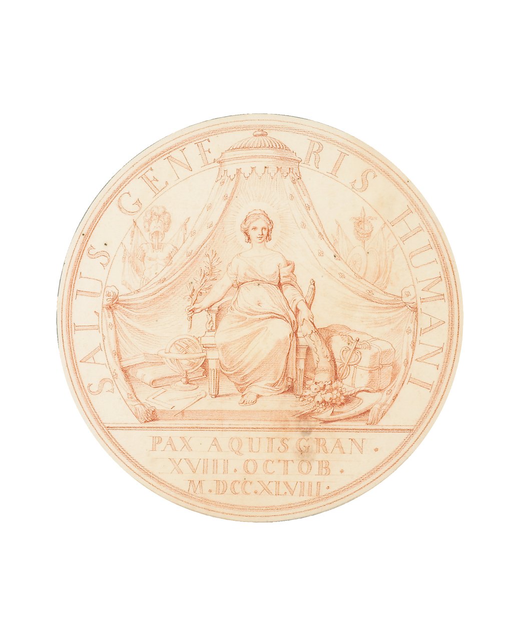 The Peace of Aix-la-Chapelle, 1748 by Edmé Bouchardon