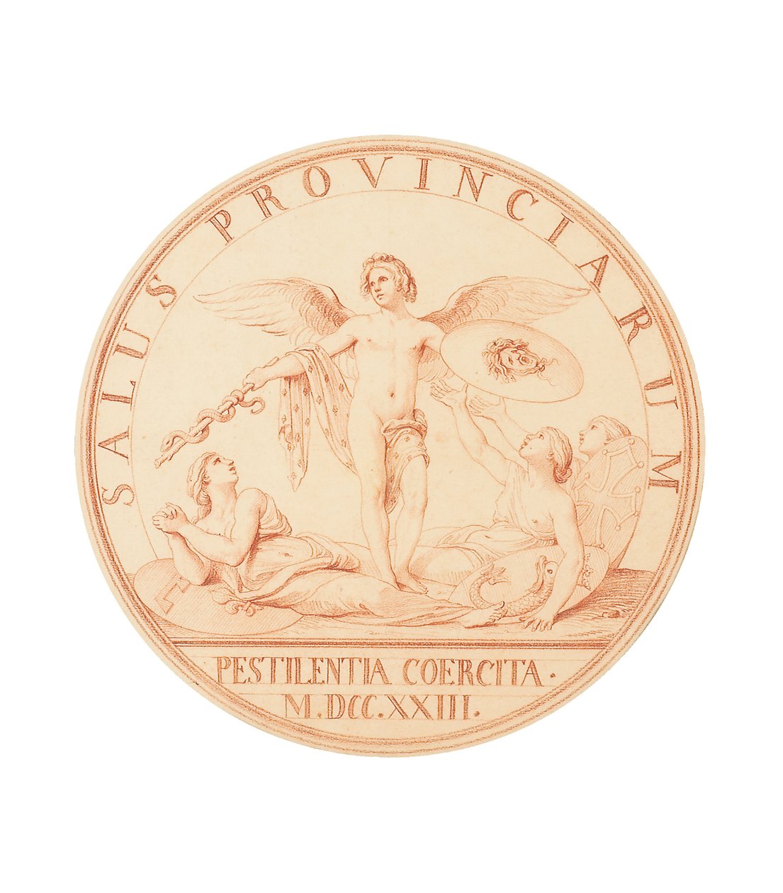 The plague of Marseilles, 1723 by Edmé Bouchardon