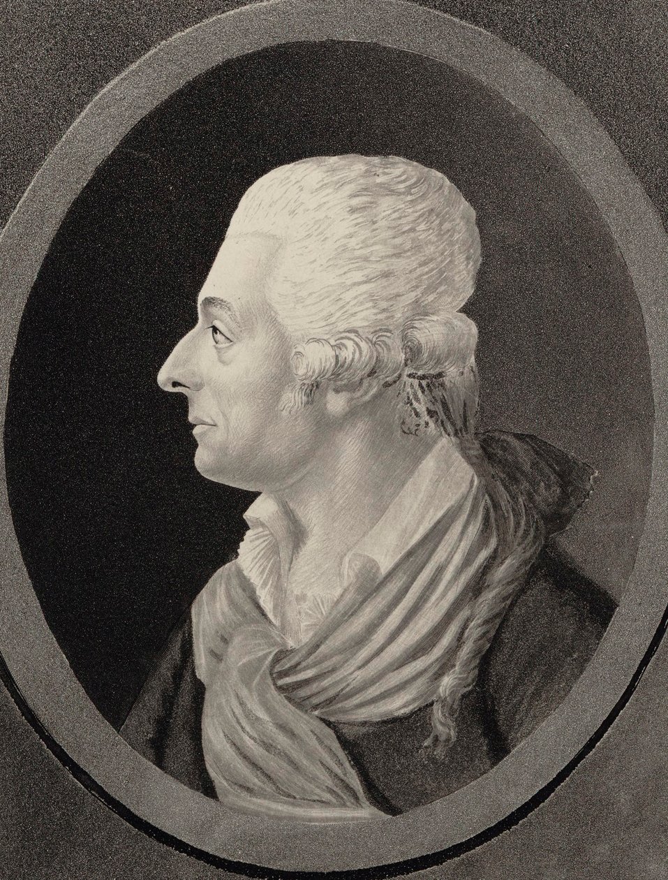 Portrait of the composer Antonio Sacchini by Edme Quenedey