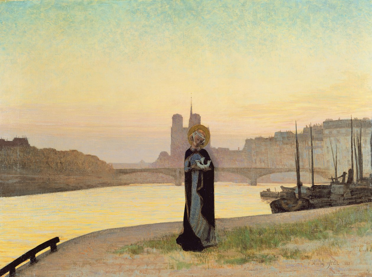 St. Genevieve by Edmond François Aman Jean