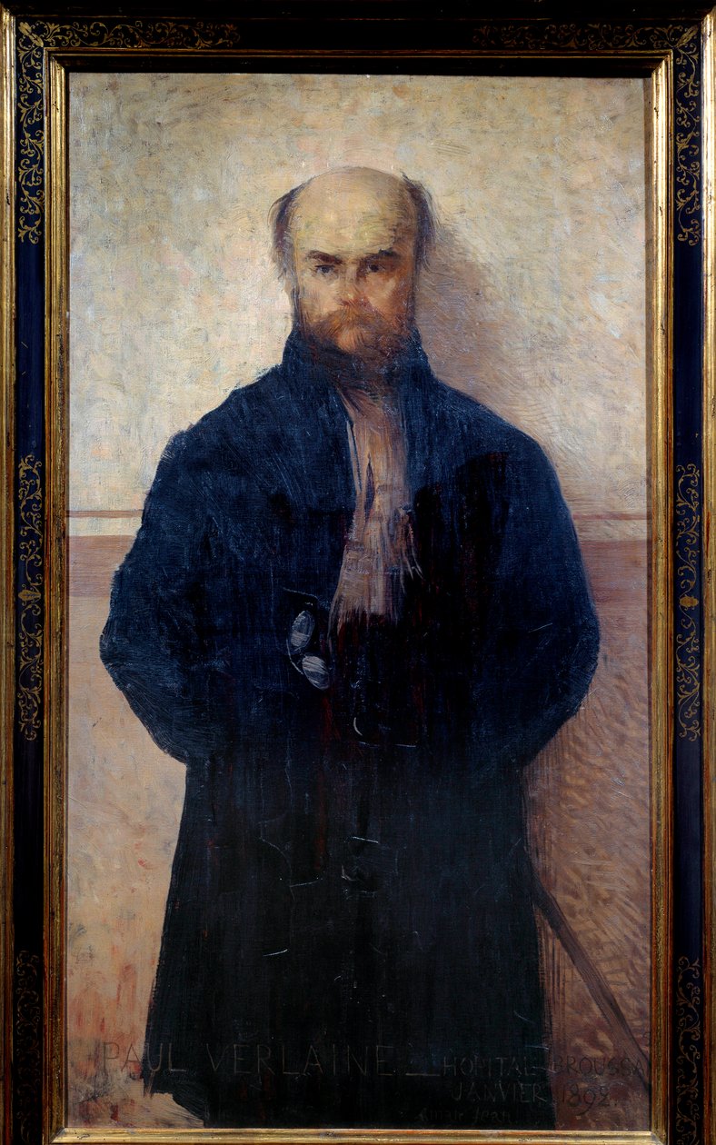Portrait of Paul Verlaine by Edmond François Aman Jean