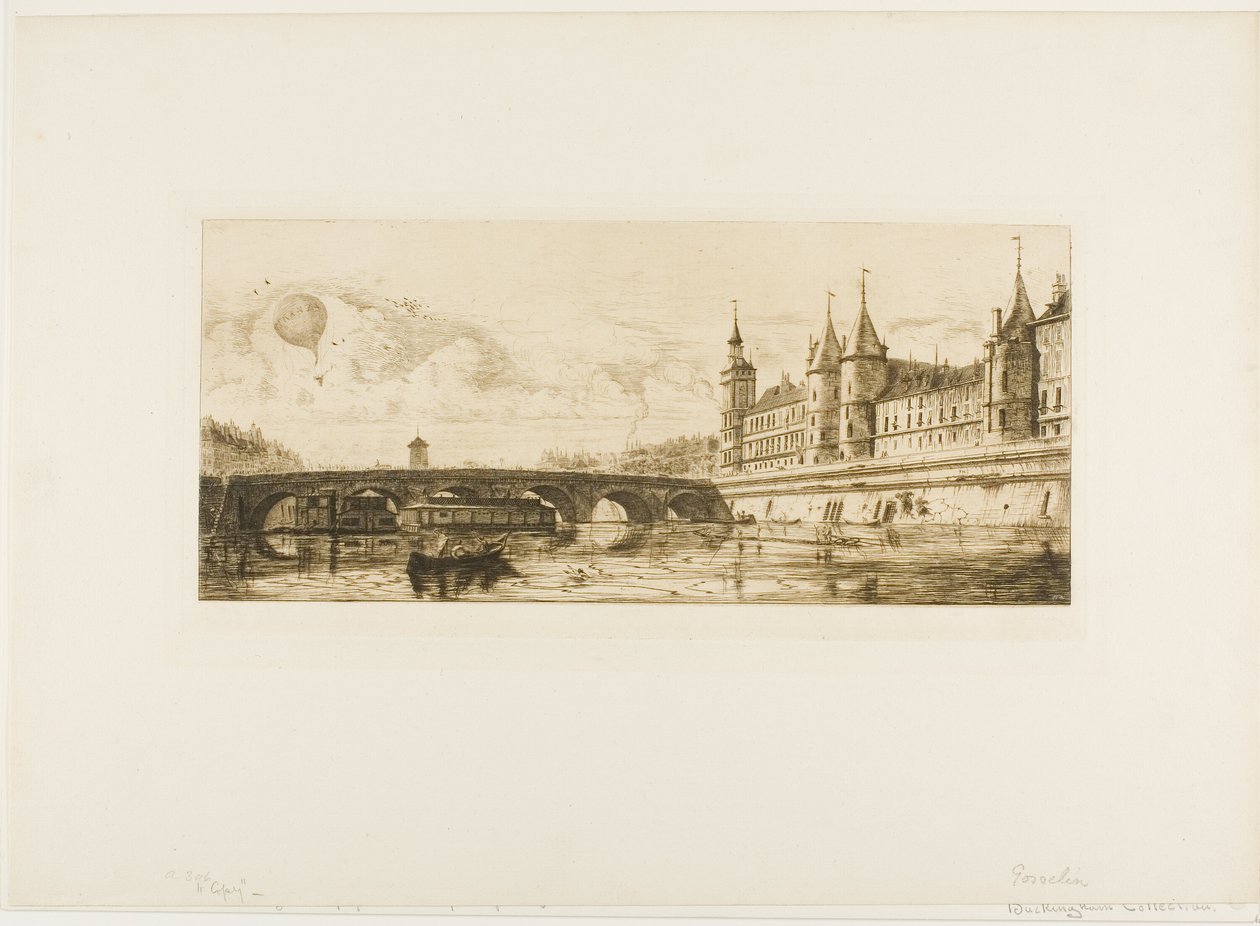 Pont-au-Change, Paris by Edmond Gosselin