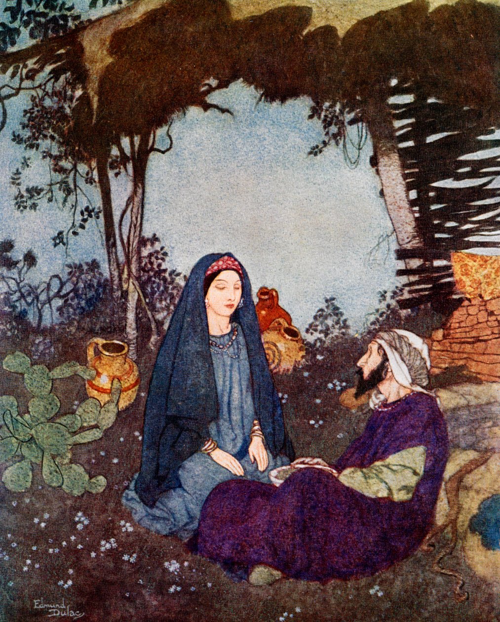 If the Dessert Were My Home, Then Would I Let the World Go By by Edmund Dulac