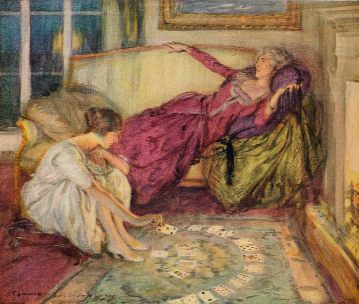 The Fall of the Card by Edmund Joseph Sullivan