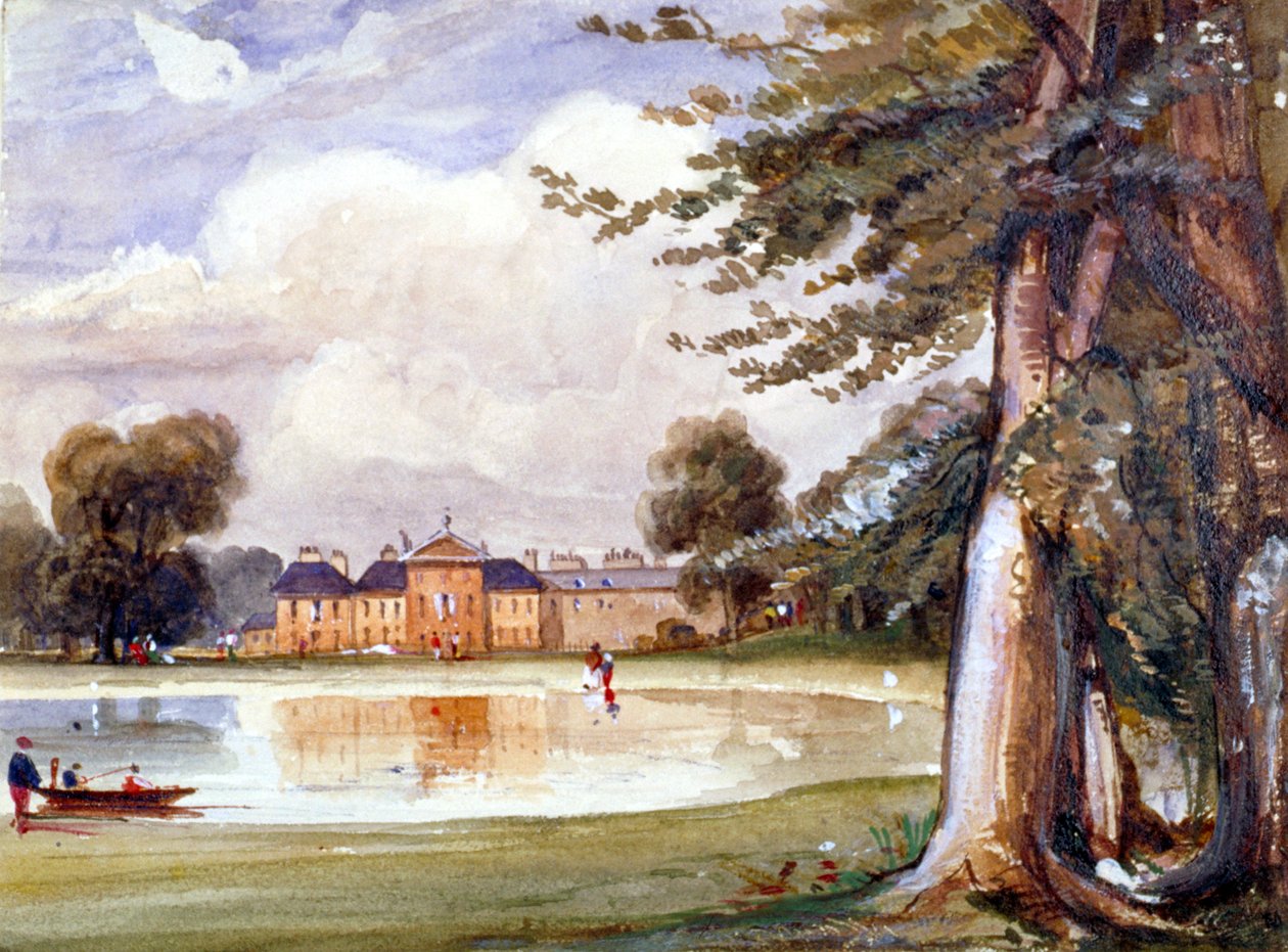 View of Kensington Palace, Kensington, London, c. 1840 by Edmund Marks