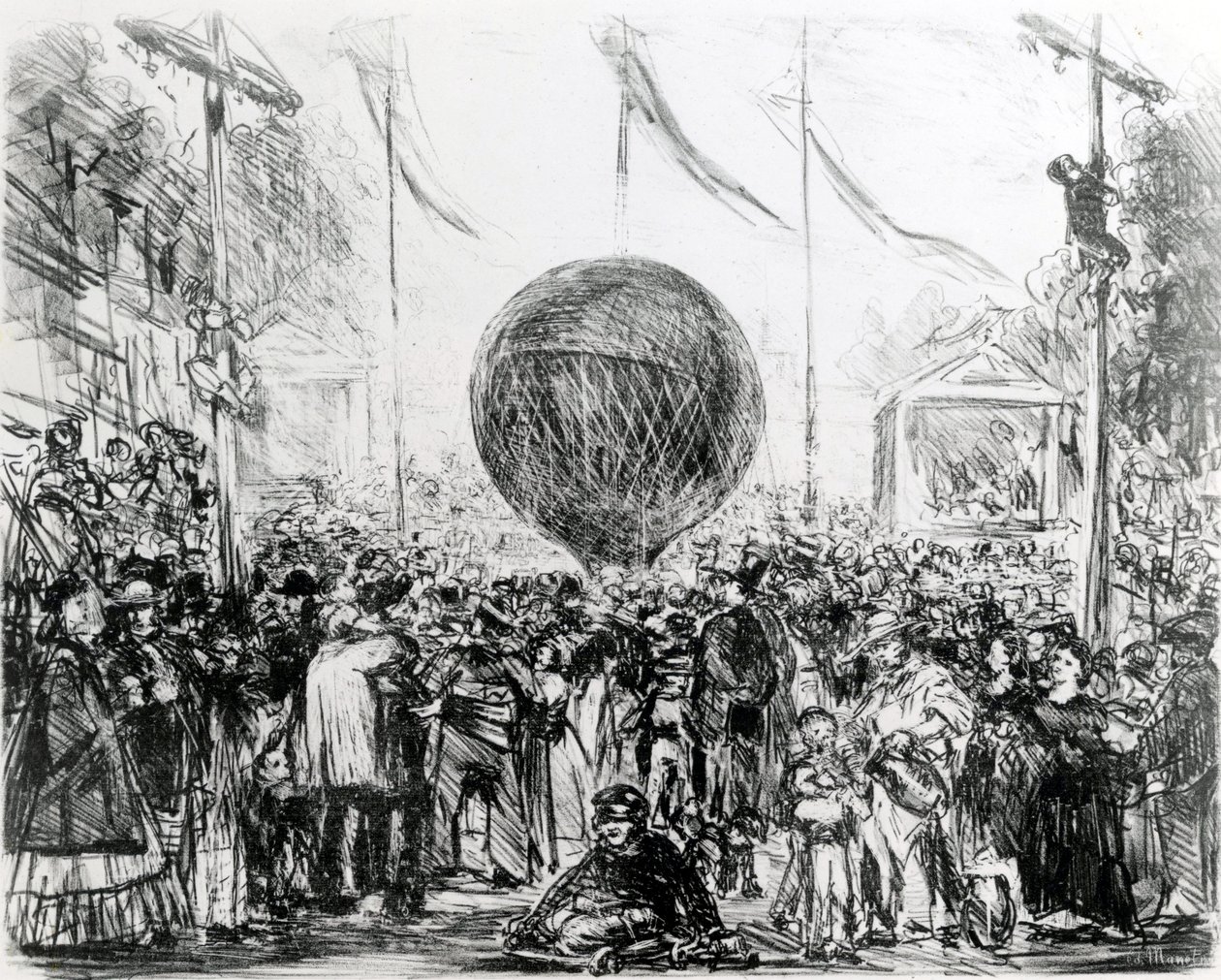 The Balloon by Édouard Manet