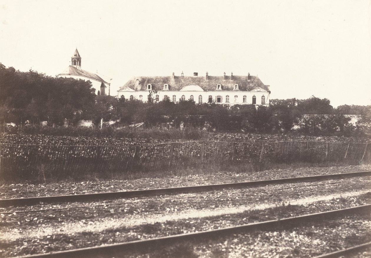 Abbaye du Gard near Abbeville, c. 1855 by Édouard Baldus