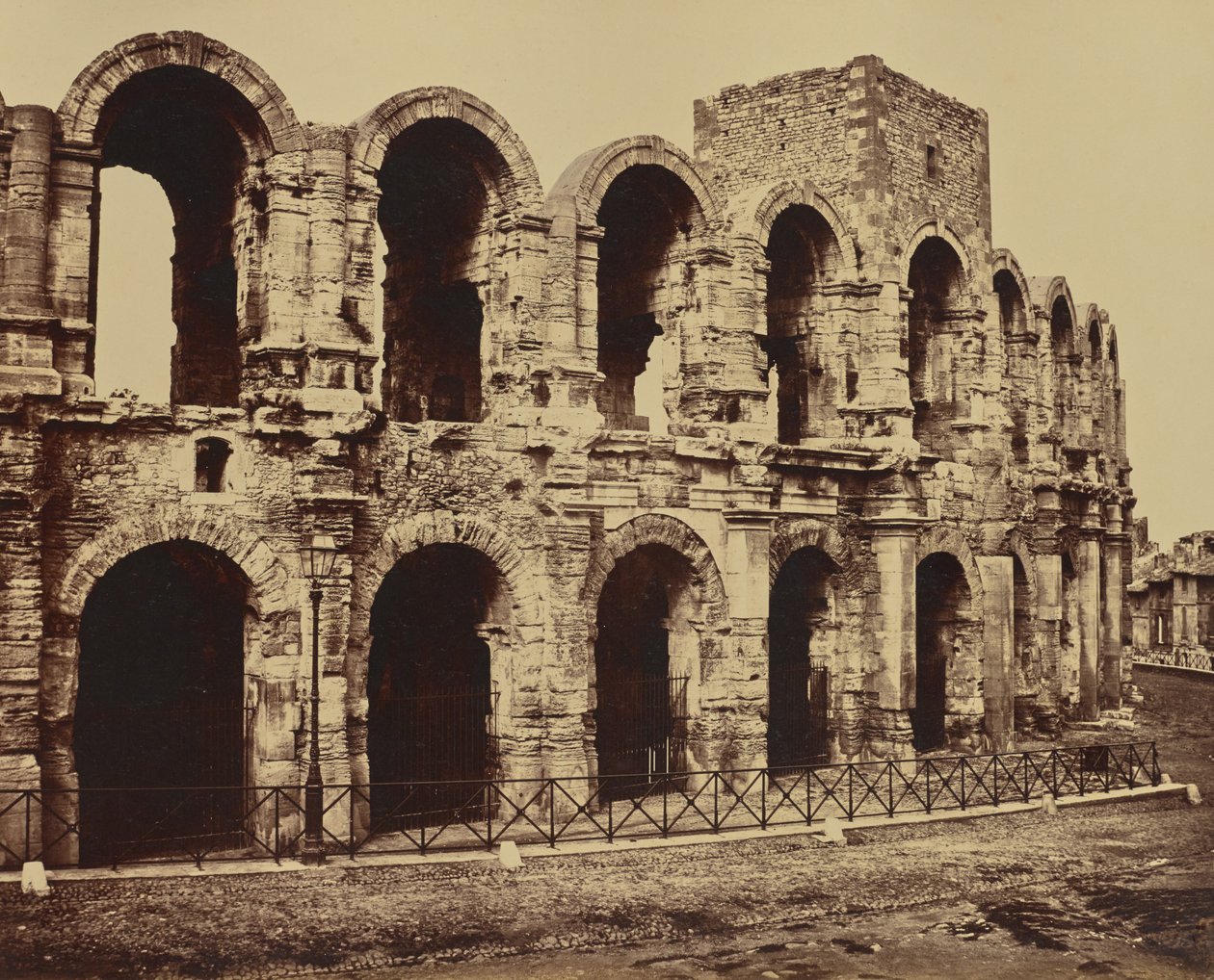 Arles. Amphitheater by Édouard Baldus