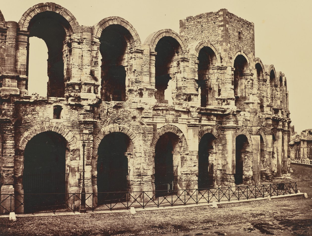 Arles. Amphitheatre by Édouard Baldus