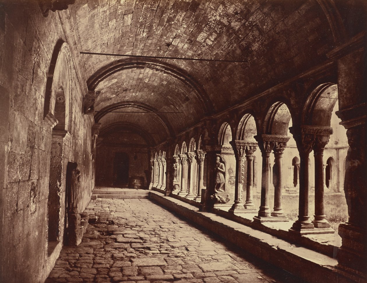 Arles. Cloister St Trophime by Édouard Baldus