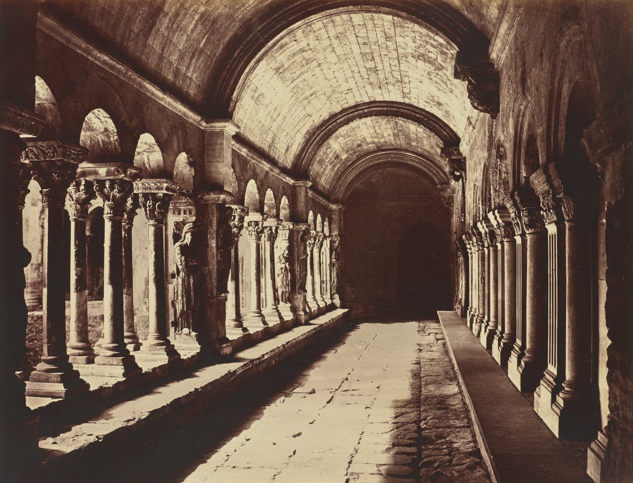 Arles. Cloister St Trophime by Édouard Baldus