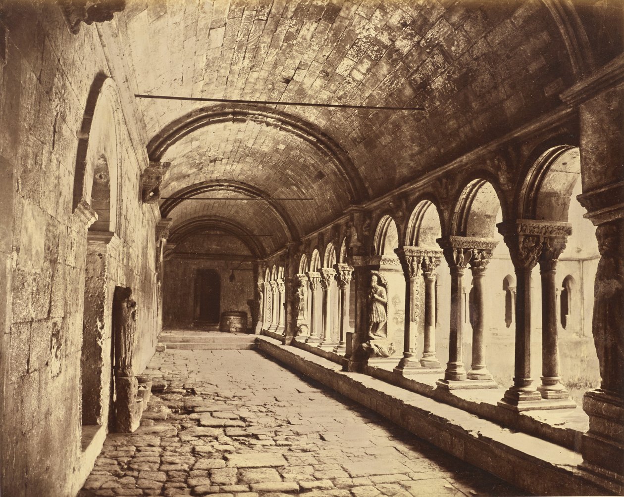 Arles. Cloister of St-Trophime by Édouard Baldus