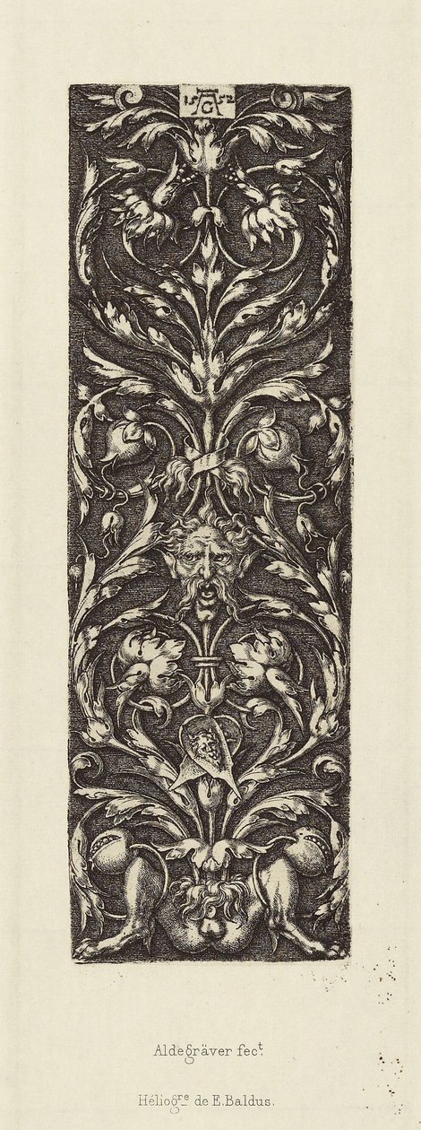 Design by Aldegräver by Édouard Baldus