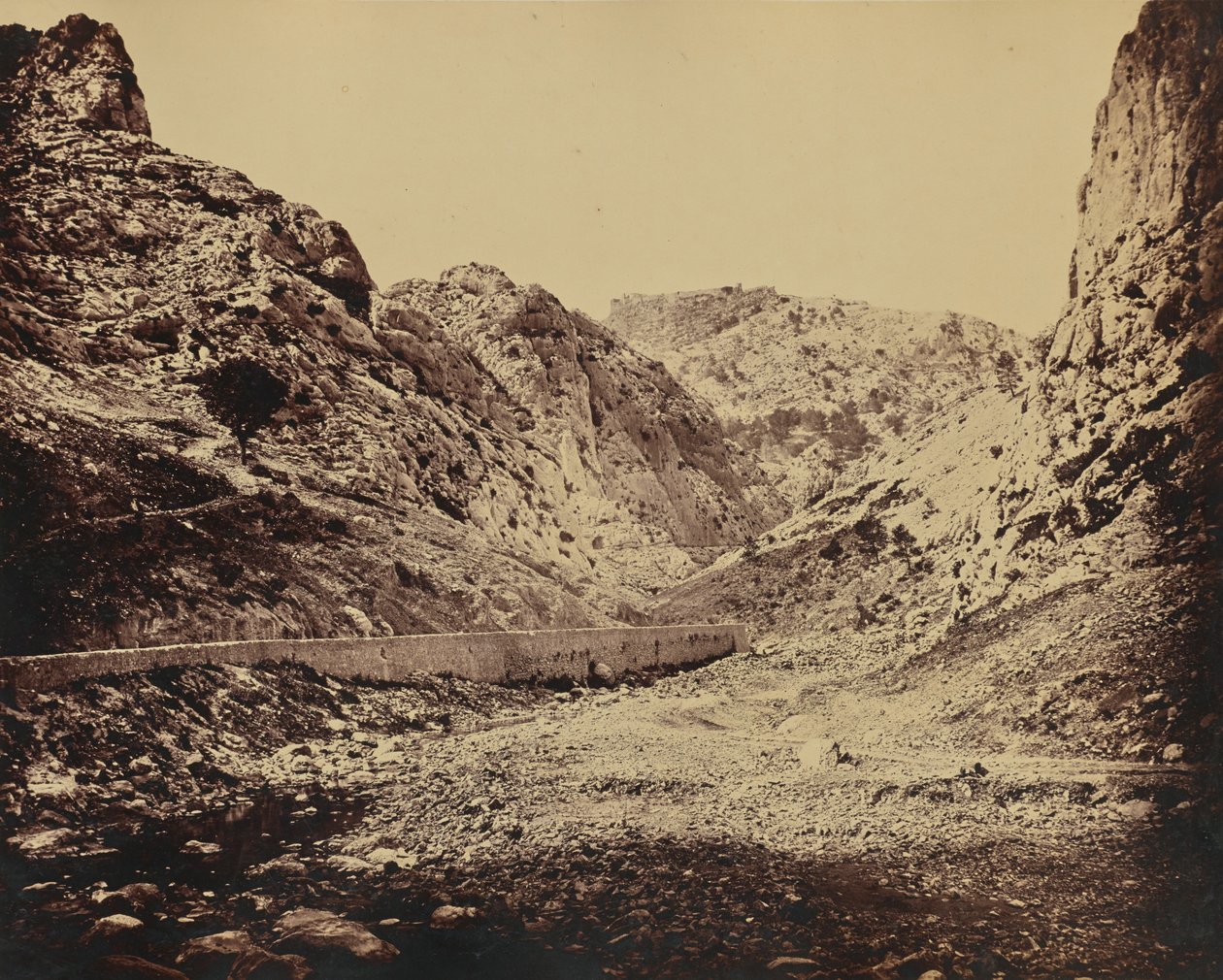 Gorges of Ollioules by Édouard Baldus