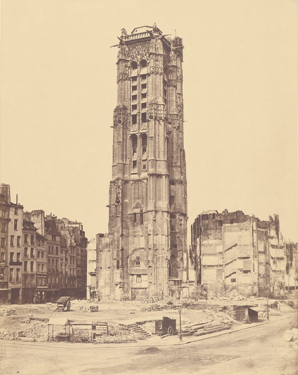 Tour Saint-Jacques by Édouard Baldus