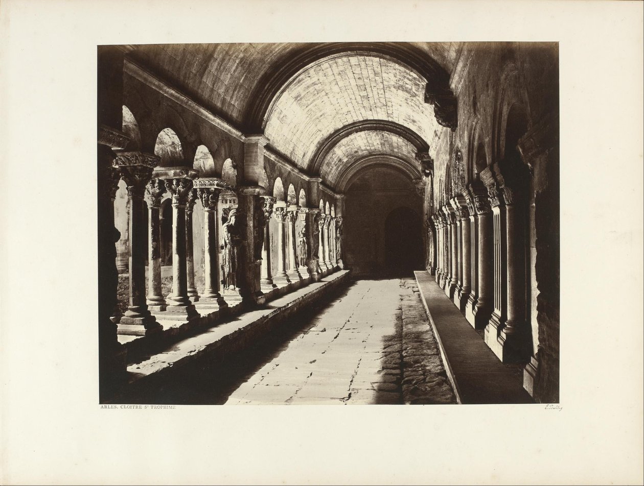 The Cloister of Saint-Trophime, Arles by Édouard Baldus