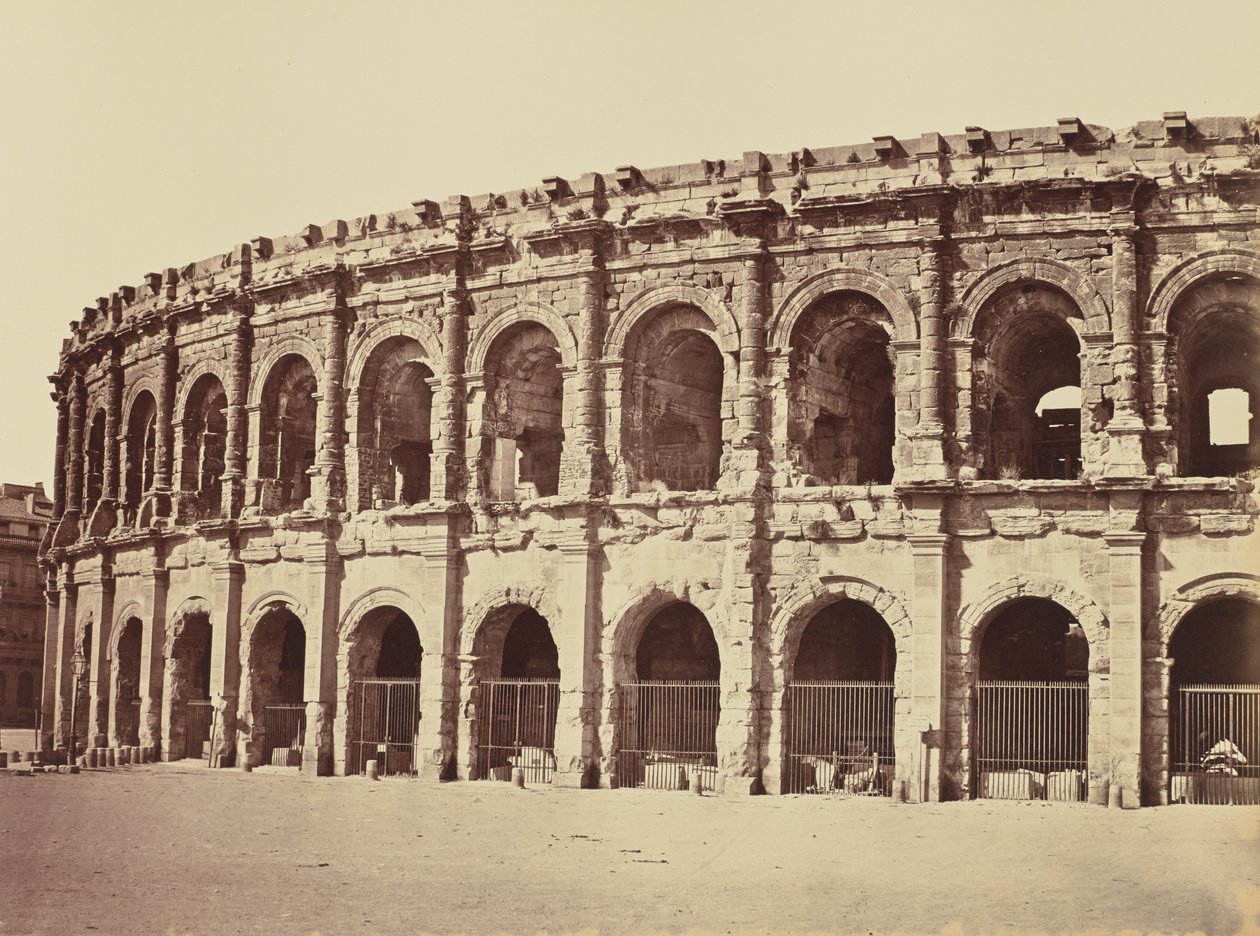 Nimes. Amphitheater by Édouard Baldus