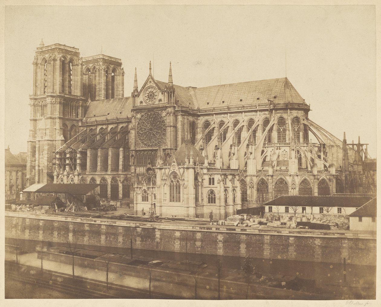 Notre-Dame Cathedral by Édouard Baldus