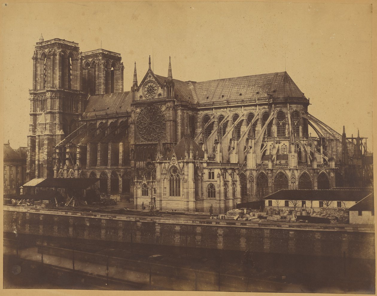 Notre-Dame de Paris by Édouard Baldus