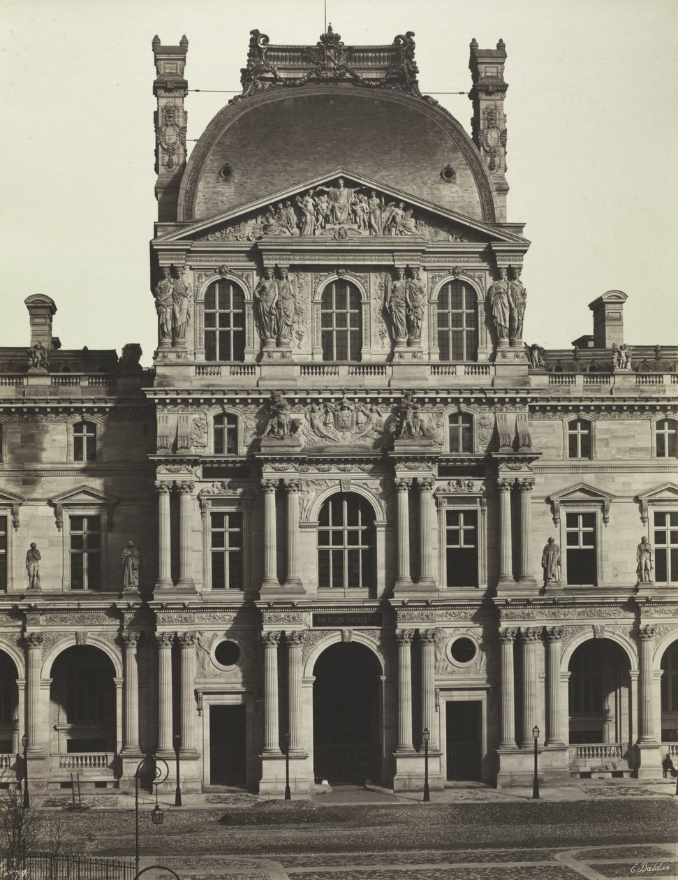 Pavilion Richelieu, Louvre, Paris by Édouard Baldus