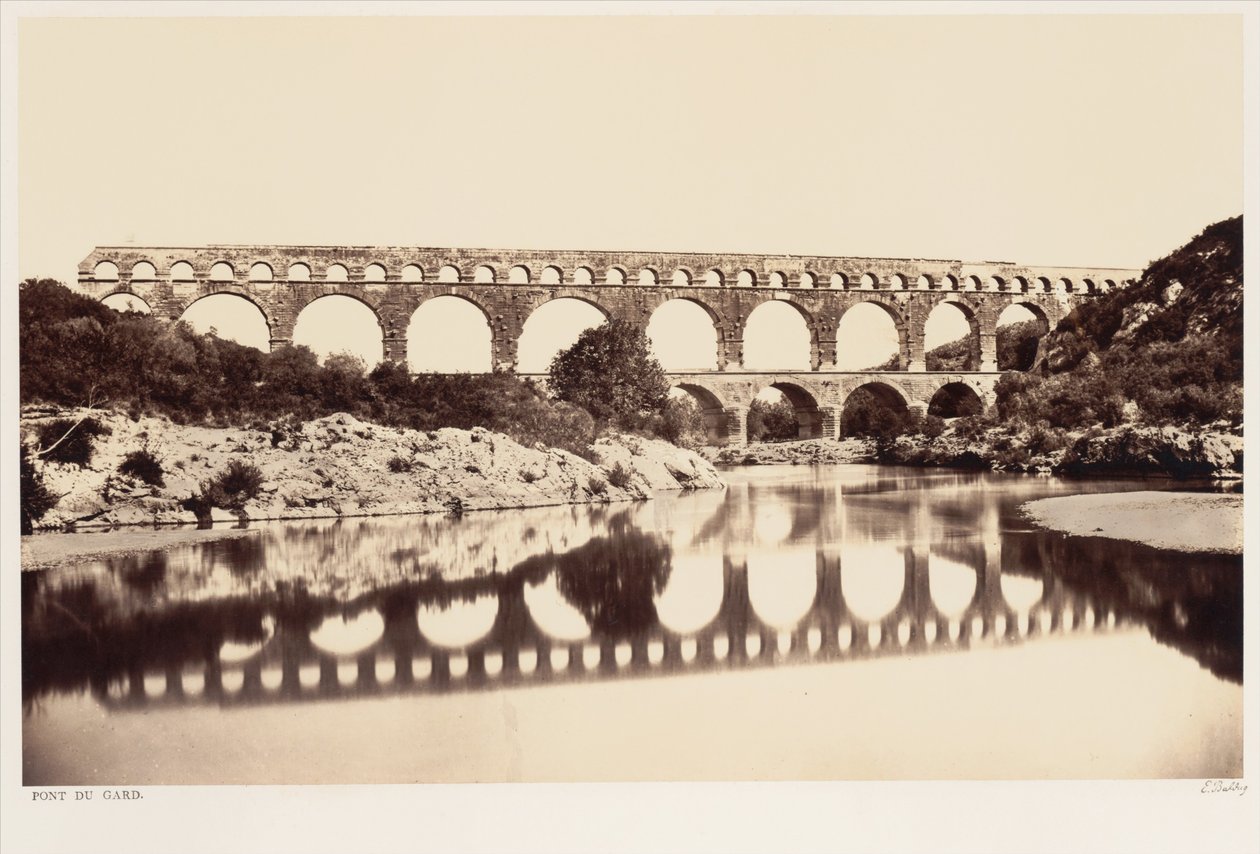 Pont du Gard by Édouard Baldus