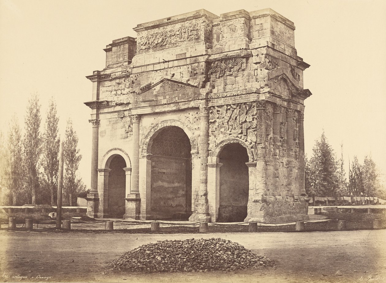 Roman Arch, Orange by Édouard Baldus