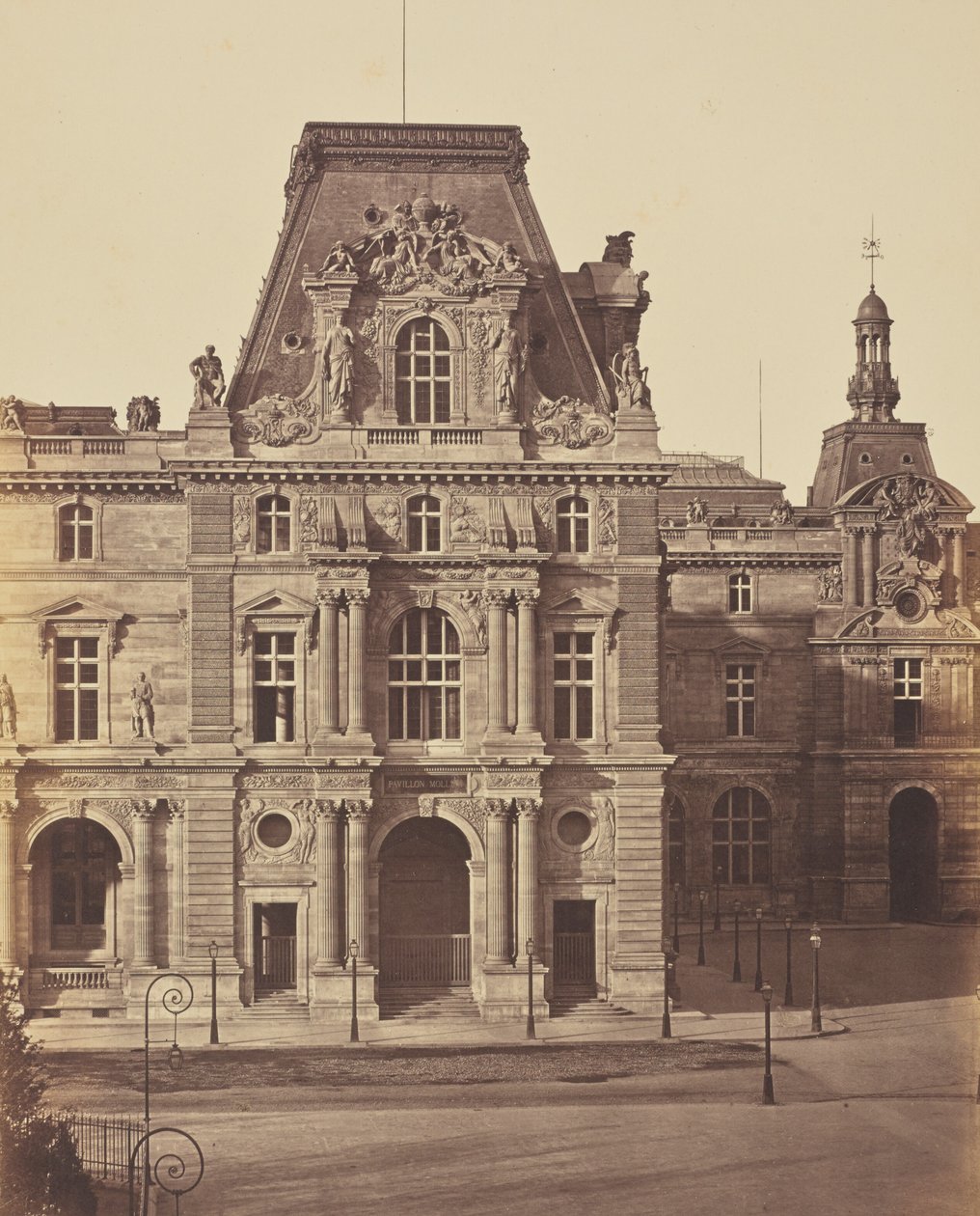 [The Pavillon Mollien, Louvre, Paris] by Édouard Baldus