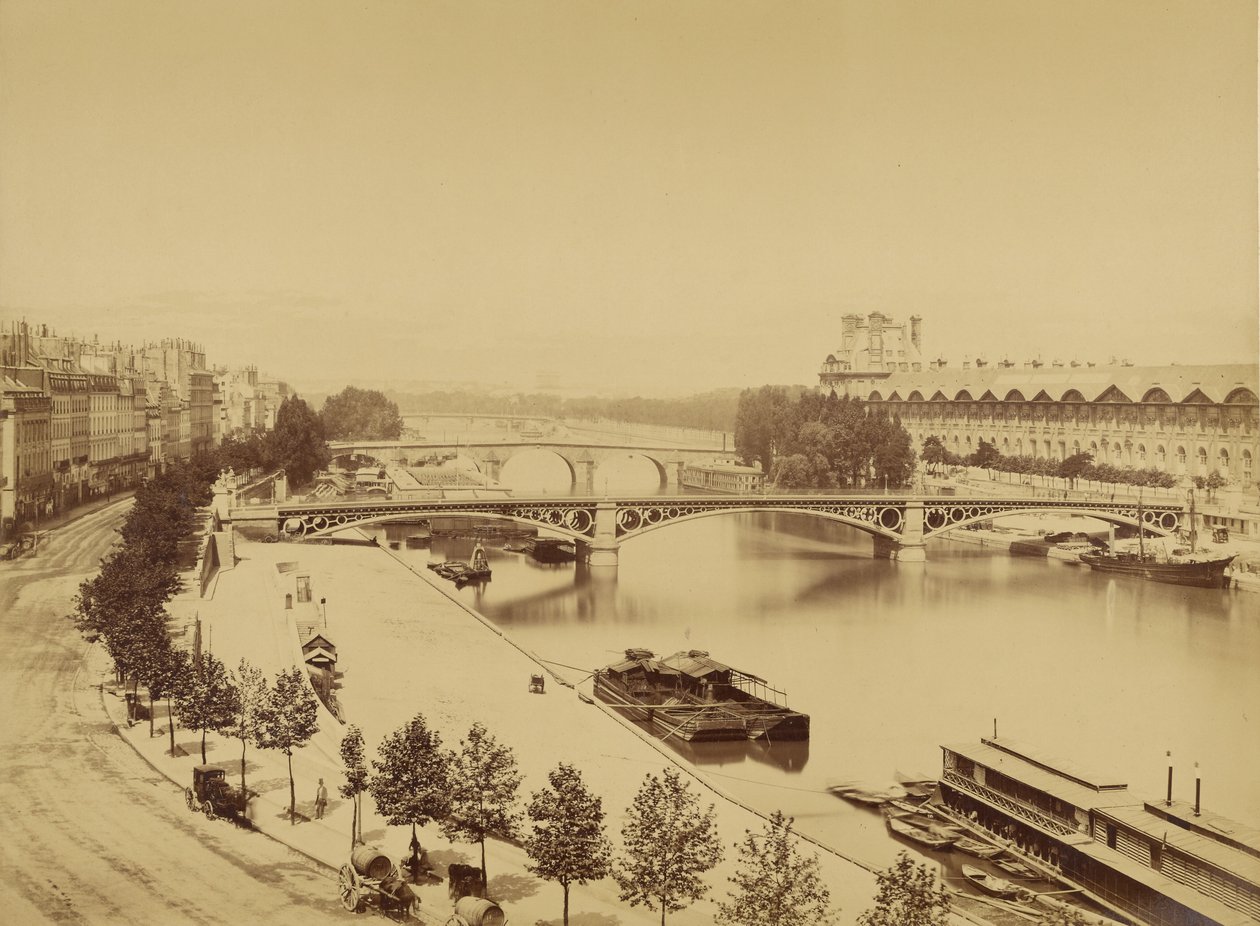 The Seine and the Ile de la Cite by Édouard Baldus