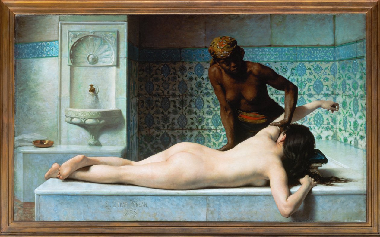 The massage by Edouard Debat-Ponsan