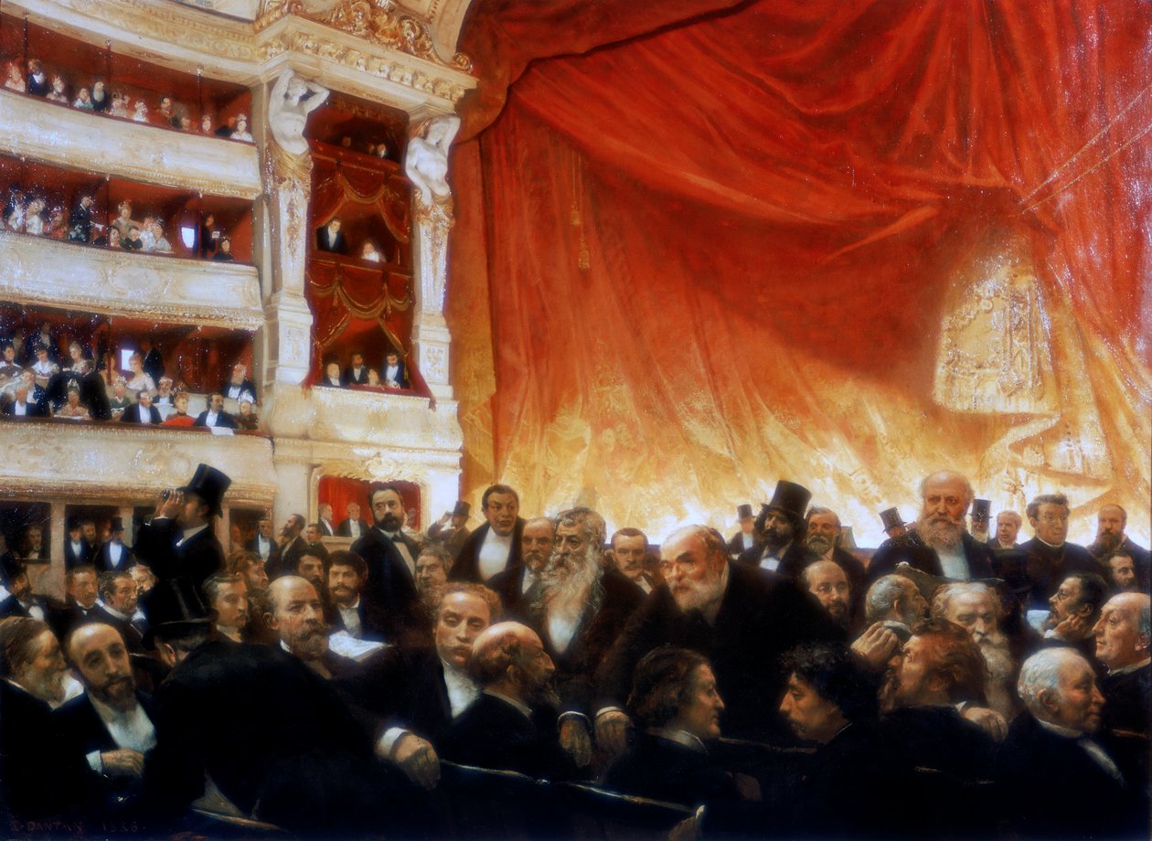 An Interval with the Comedie Francaise by Edouard-Joseph Dantan