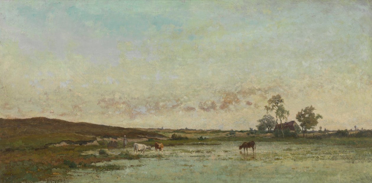 Fen in the Kempen by Edouard Jules Joseph Huberti
