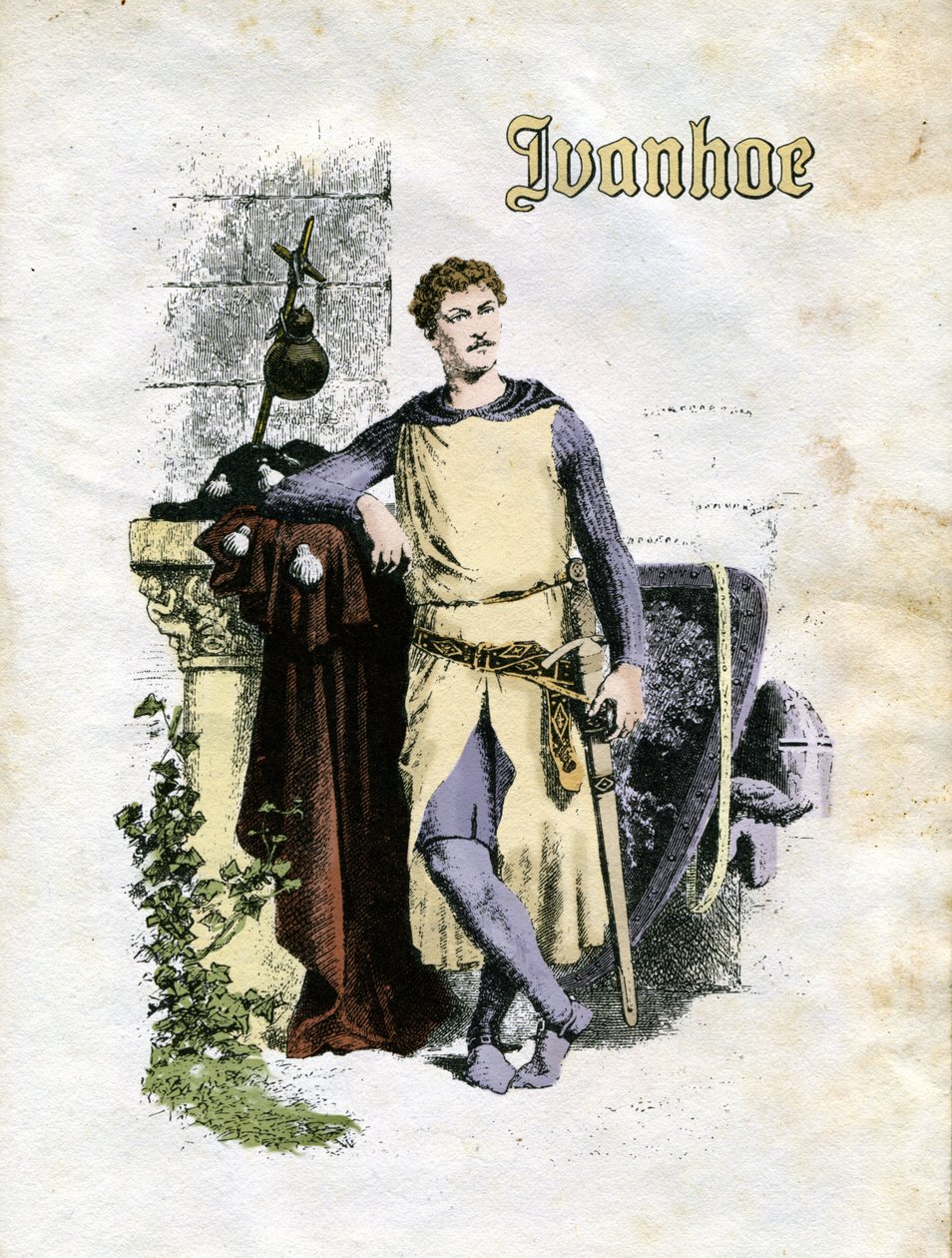 Illustration for Ivanhoe by Edouard & Lix Theodore (1830-1897) Frere