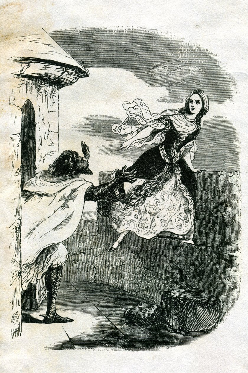 Illustration for Ivanhoe by Edouard & Lix Theodore (1830-1897) Frere