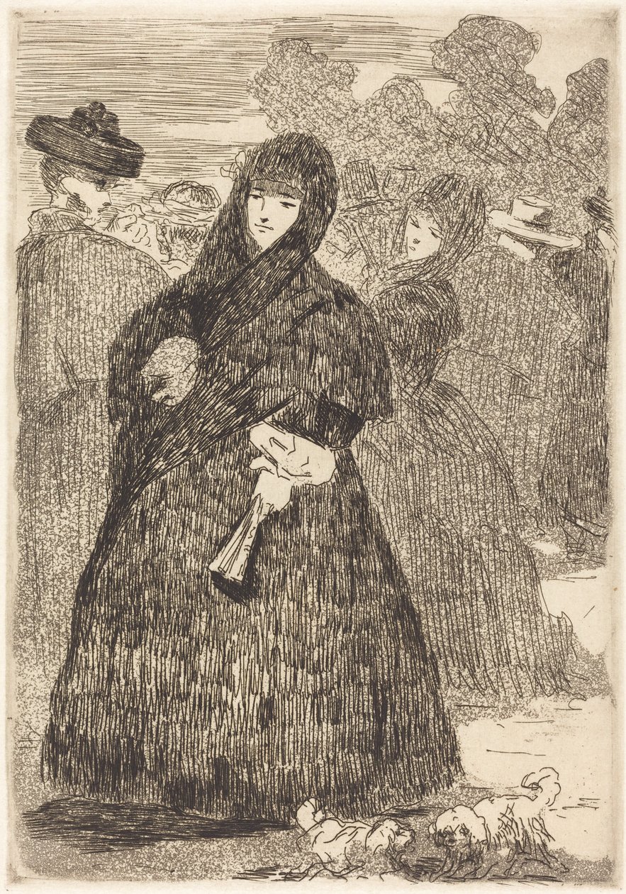 At the Prado, 1865-1868 by Édouard Manet
