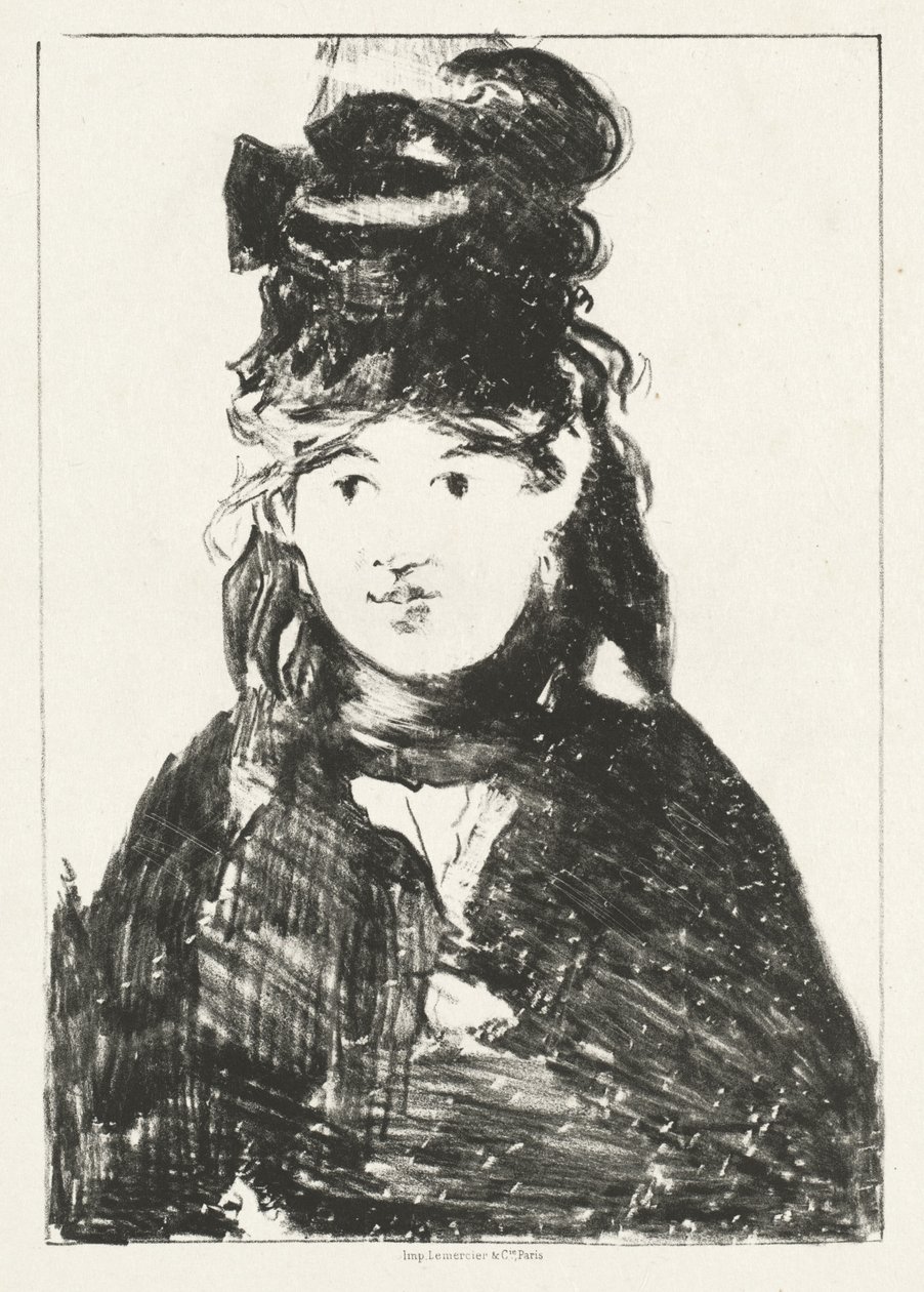 Berthe Morisot, 1872 by Édouard Manet