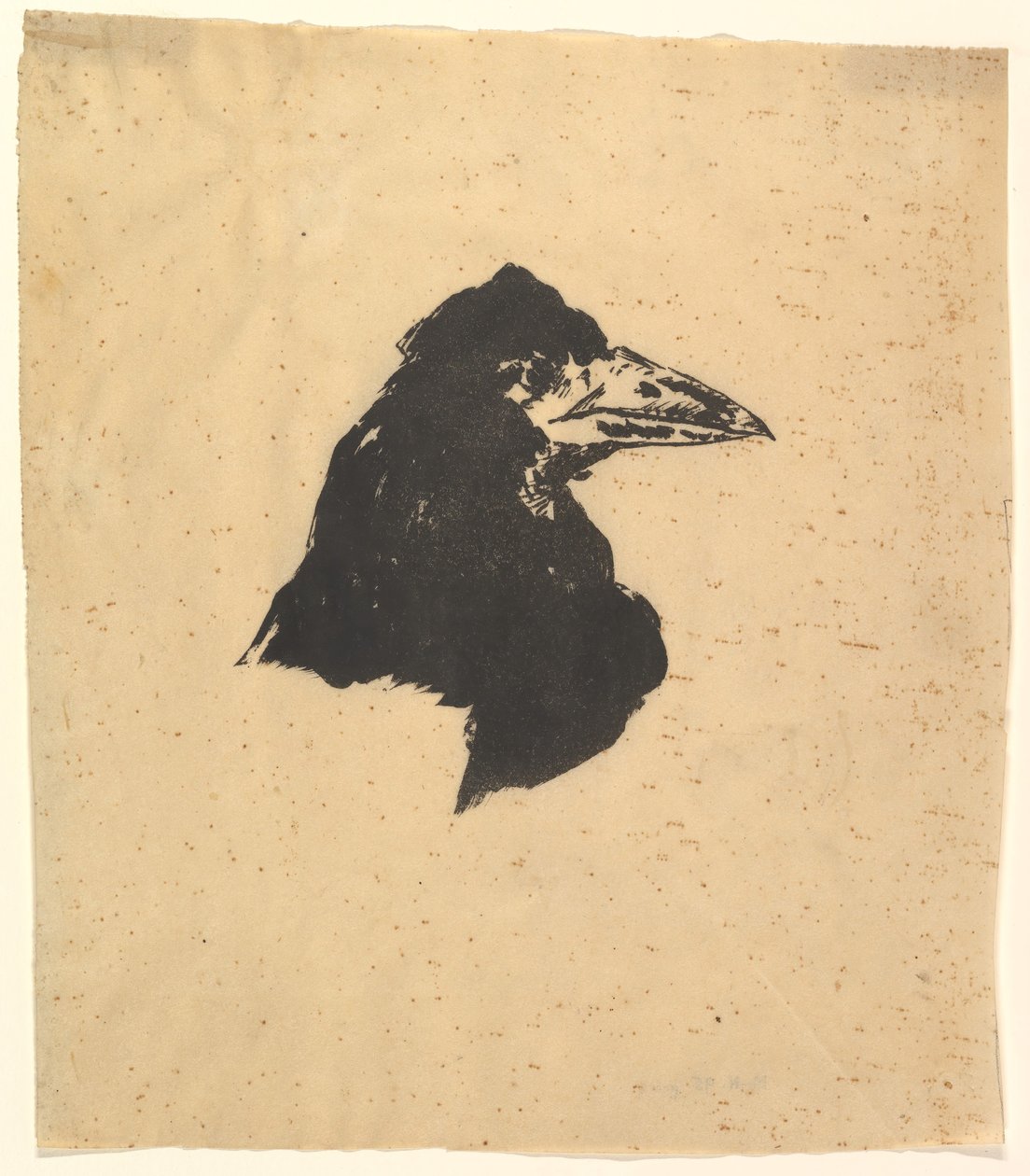 Design for the Poster and Cover for The Raven by Edgar Allan Poe by Édouard Manet