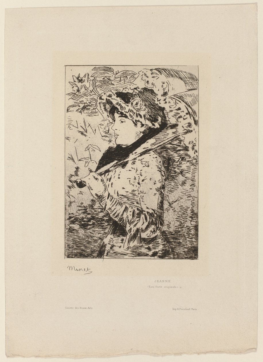 Jeanne (Spring) by Édouard Manet