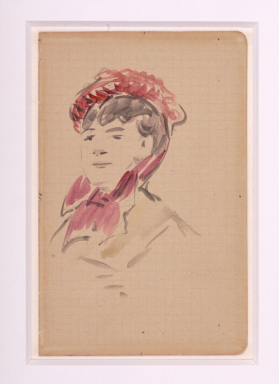 Portrait of Isabelle Lemonnier by Édouard Manet
