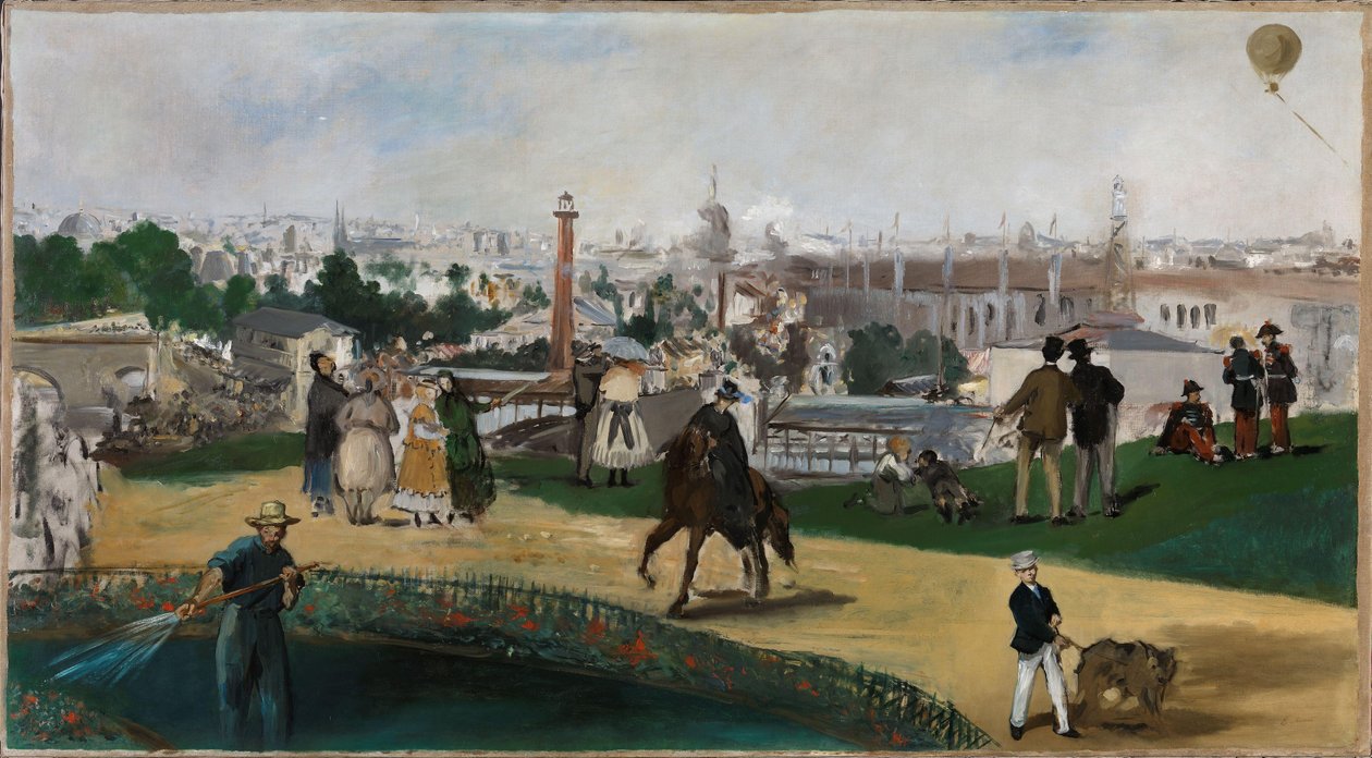 View of the 1867 Exposition Universelle by Édouard Manet