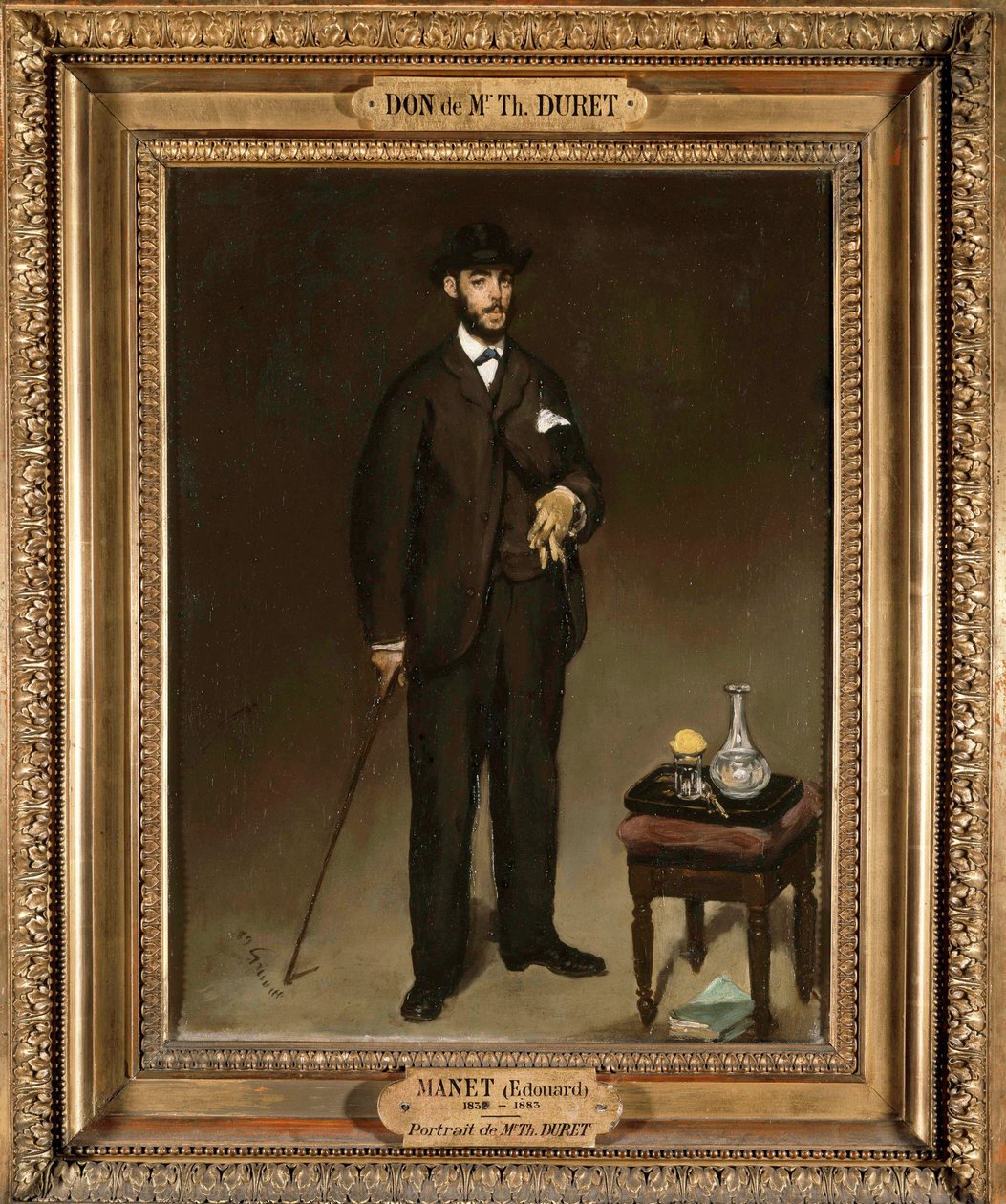Full-Length Portrait of Theodore Duret, Collector and Art Critic by Édouard Manet