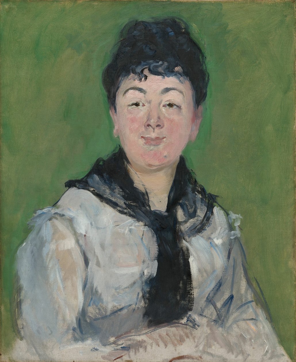Portrait of a Woman with a Black Fichu, c. 1878 by Édouard Manet