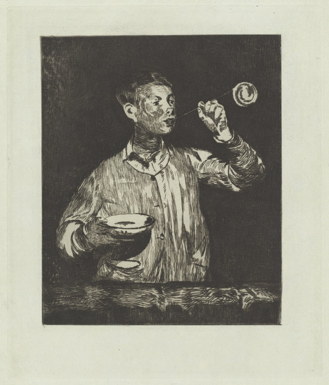 The Boy with Soap Bubbles by Édouard Manet