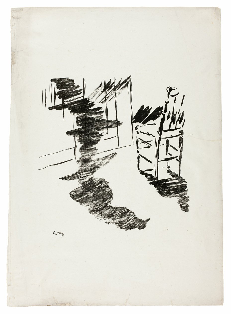 The Chair, from The Raven by Édouard Manet