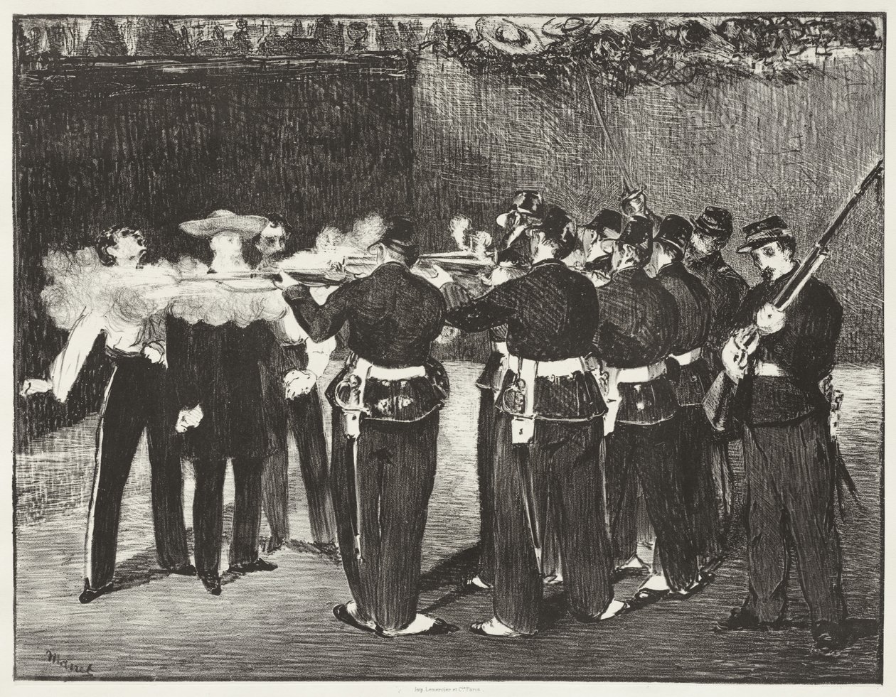 The Execution of Emperor Maximilian by Edouard Manet