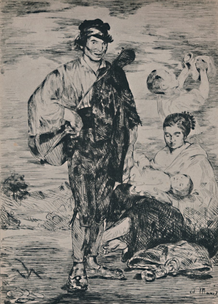 The Gypsies by Édouard Manet