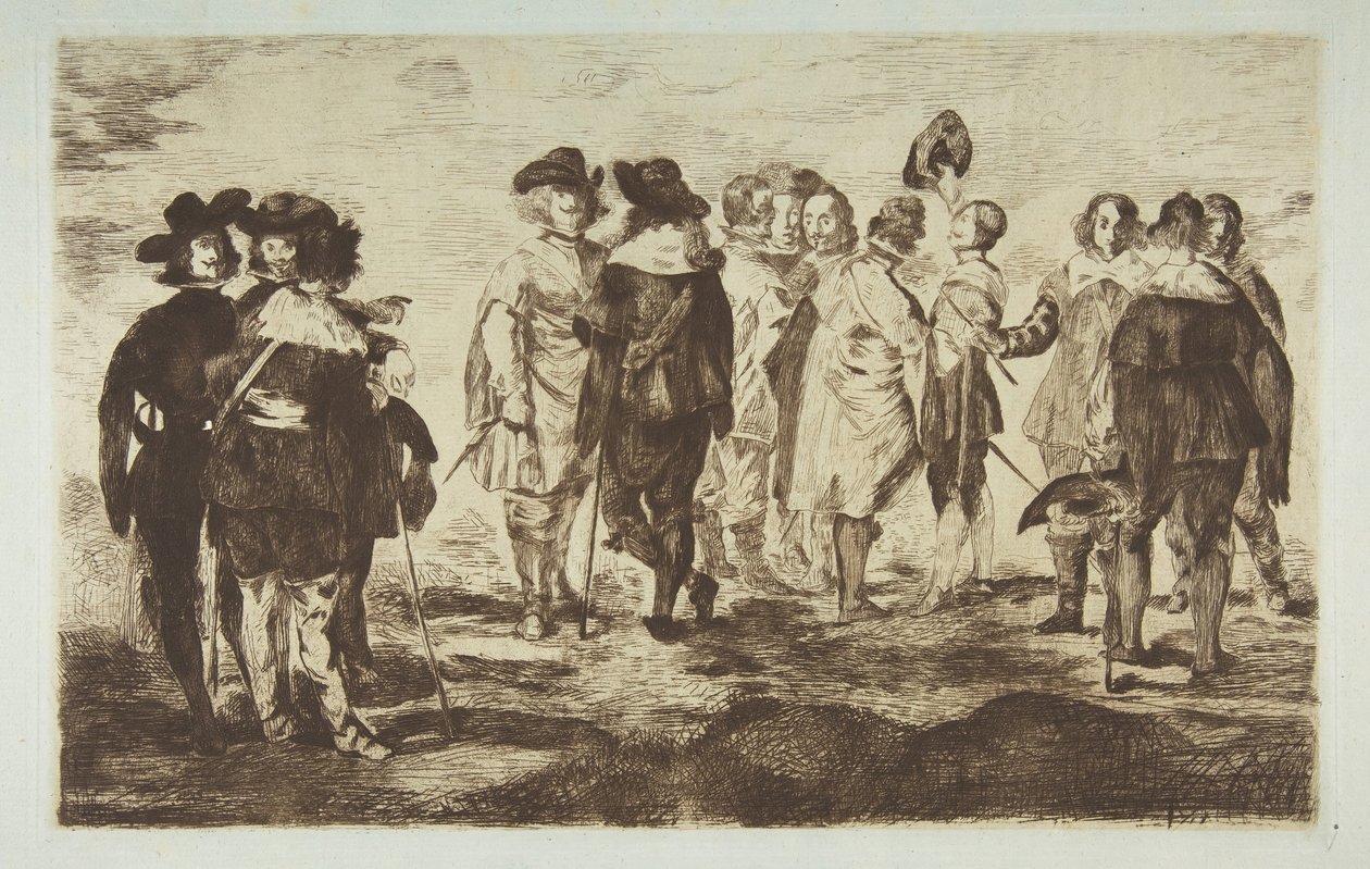 The Little Cavaliers, after Velázquez by Édouard Manet