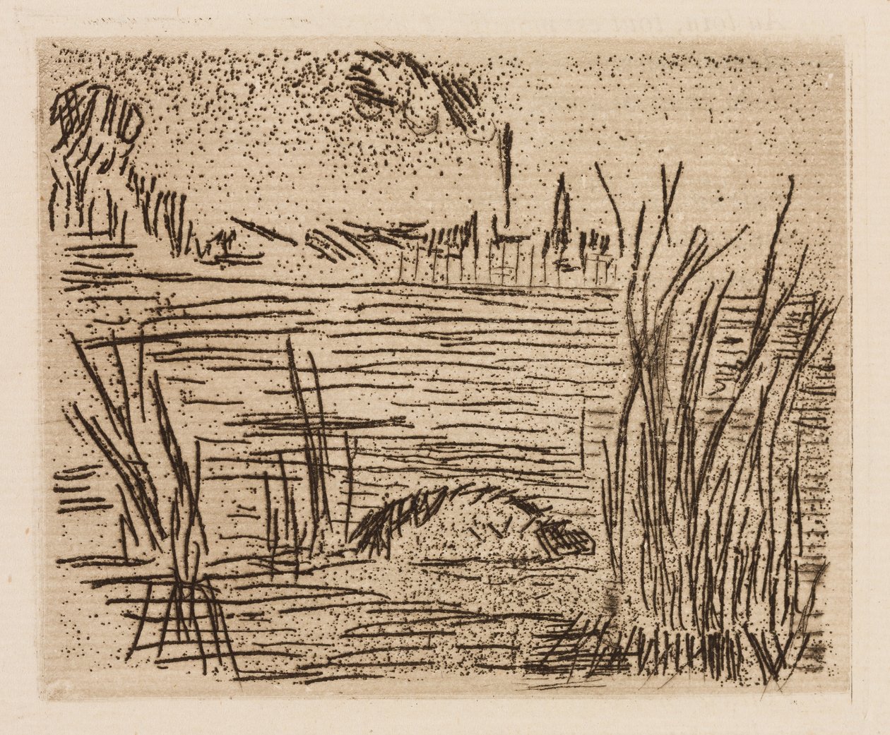 The River in the Plain, plate 4 from The River by Édouard Manet